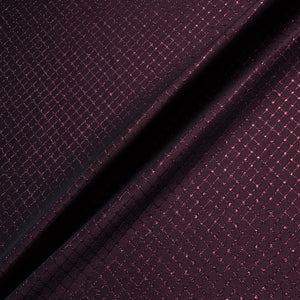 Bordeaux Metallic Lattice Brocade