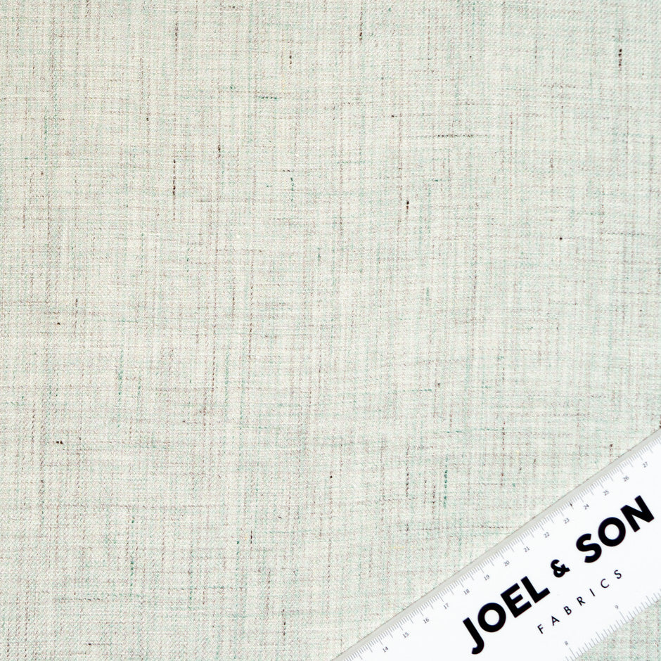 Pale Green Mottled Pure Linen