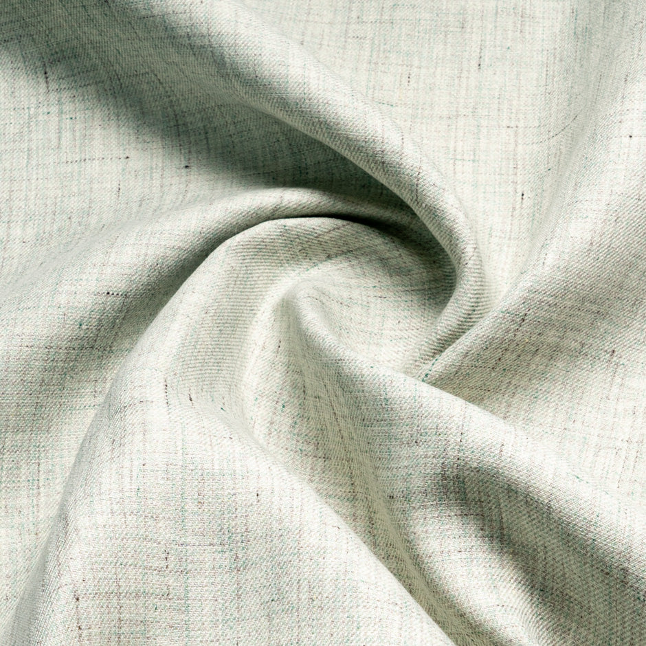 Pale Green Mottled Pure Linen