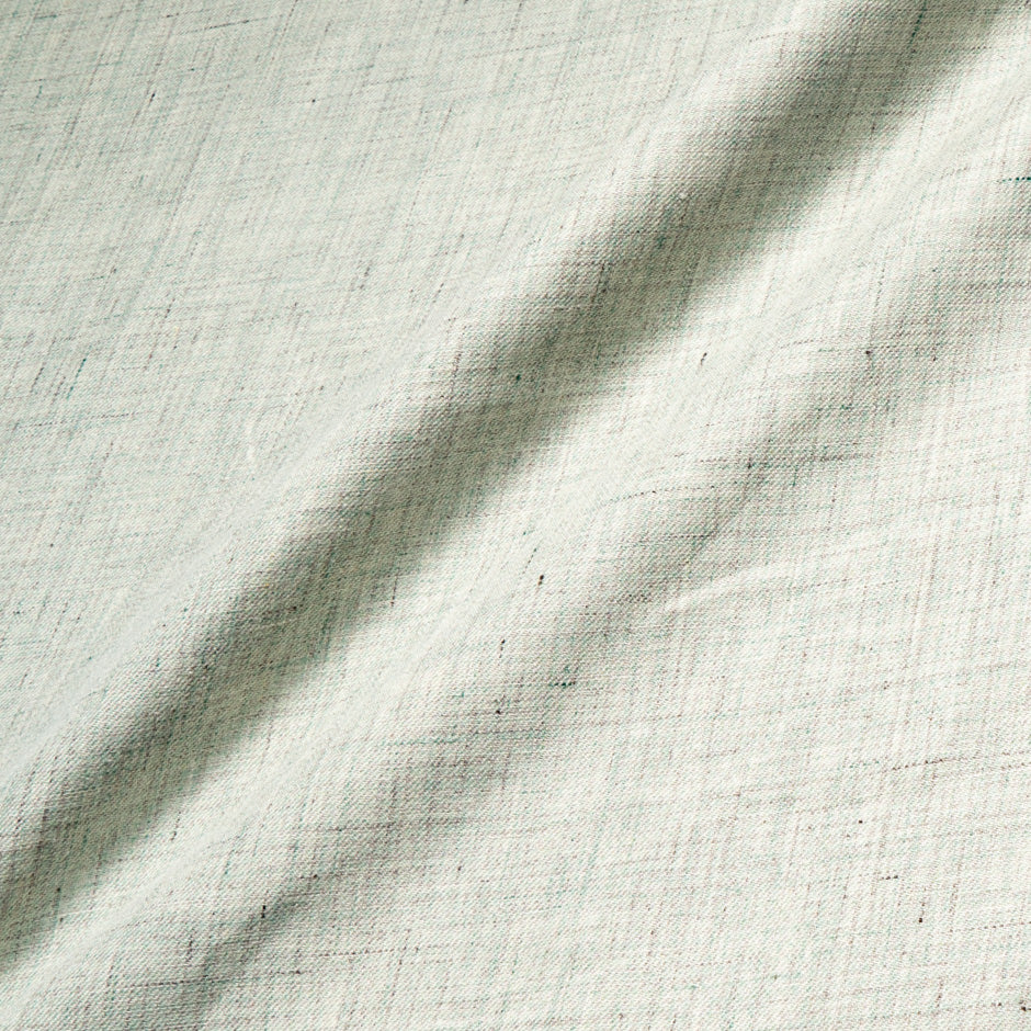 Pale Green Mottled Pure Linen