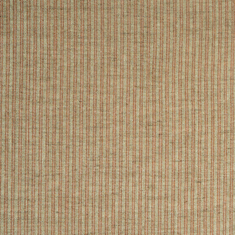 Red Striped Soft Brown Pure Linen