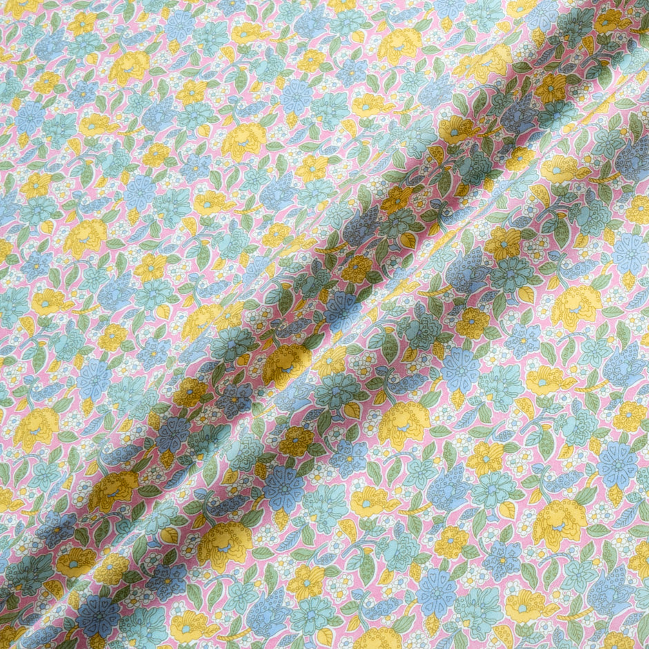 Multi 'Floral Ovation' Liberty Cotton Tana Lawn