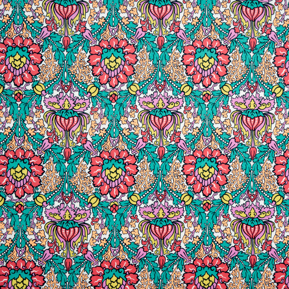 Pink 'Electric Nouveau' Liberty Cotton Tana Lawn
