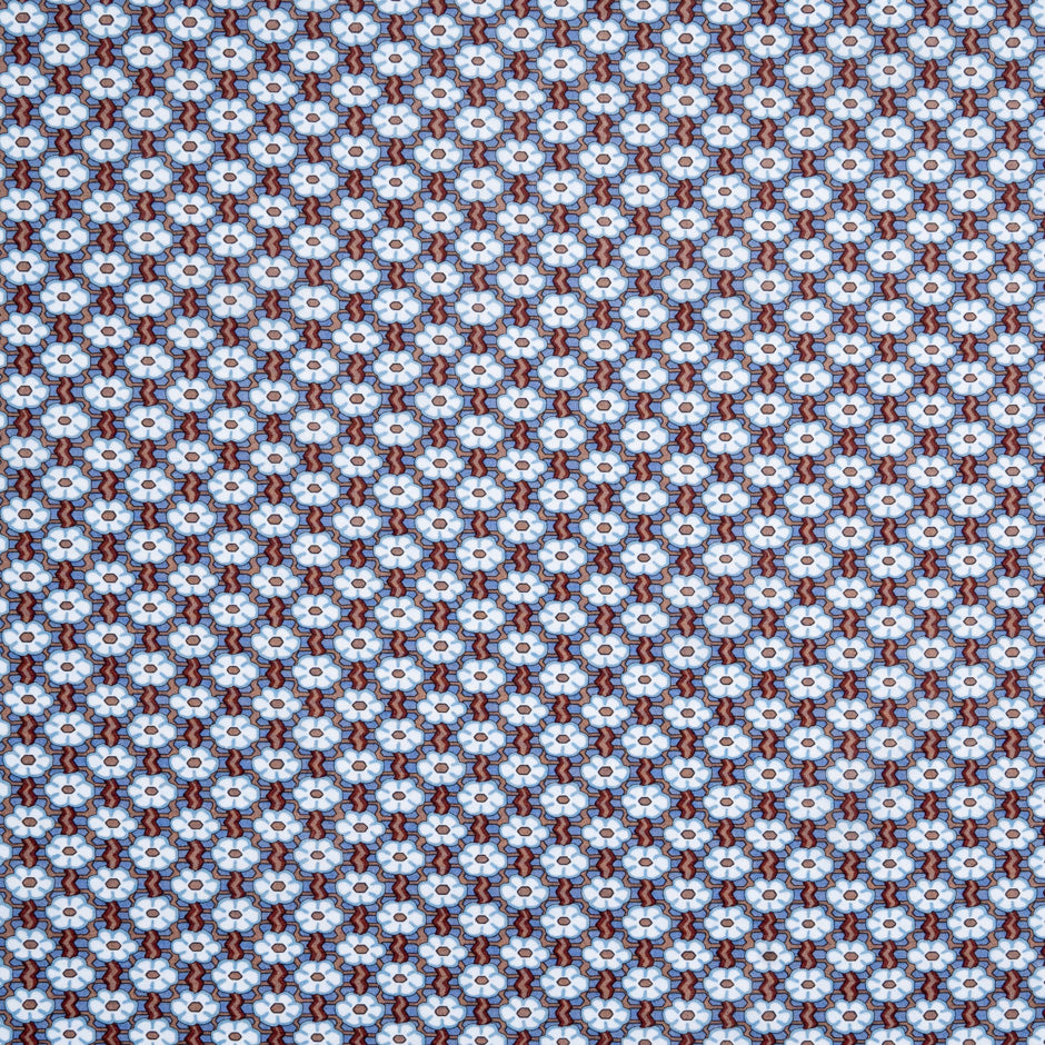 Blue 'Ziggy Daisy' Liberty Cotton Tana Lawn