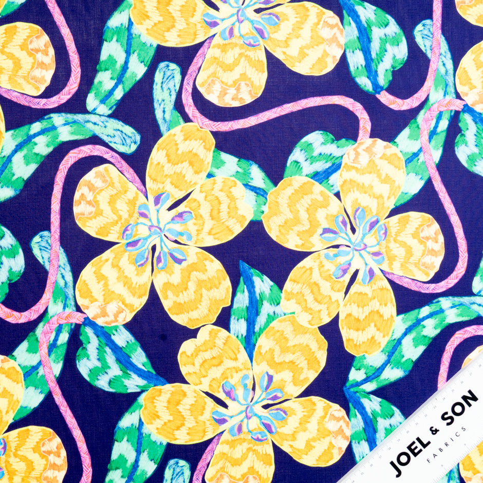 Yellow 'Leading Lady' Liberty Cotton Tana Lawn