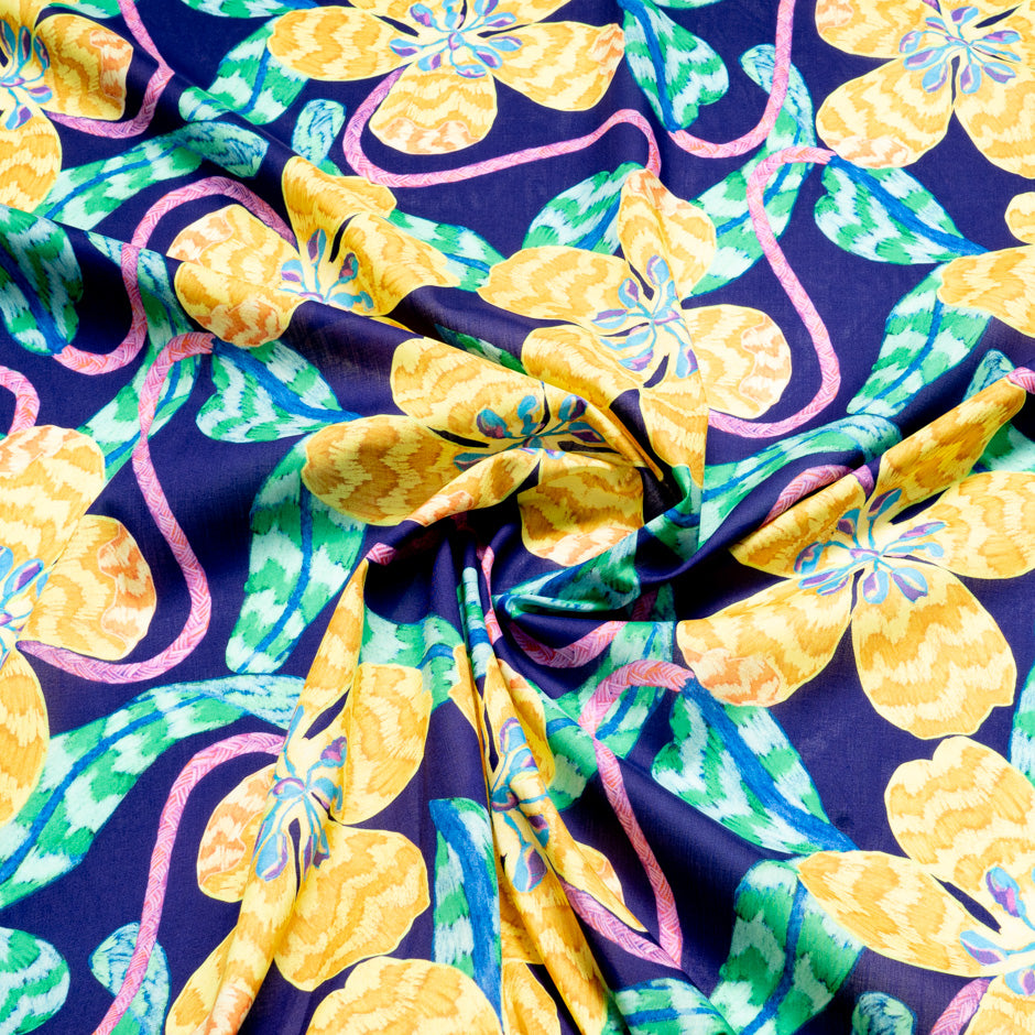 Yellow 'Leading Lady' Liberty Cotton Tana Lawn