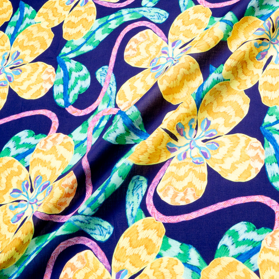 Yellow 'Leading Lady' Liberty Cotton Tana Lawn