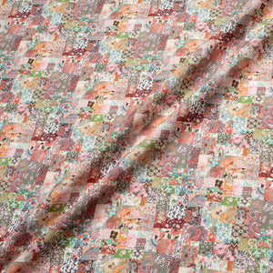 Pink 'Archive Patchwork' Liberty Cotton Tana Lawn