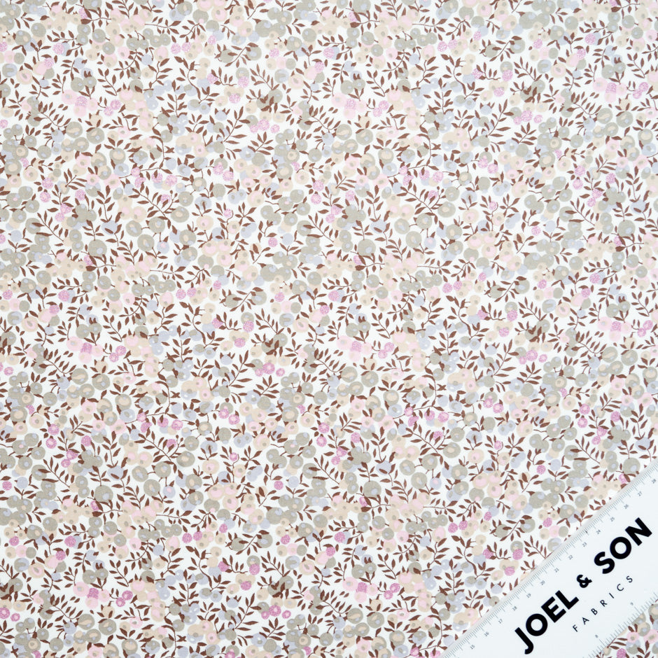 Beige 'Wiltshire' Liberty Cotton Tana Lawn