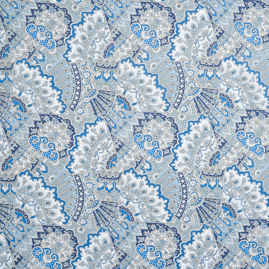 Blue 'Emporium' Liberty Cotton Tana Lawn