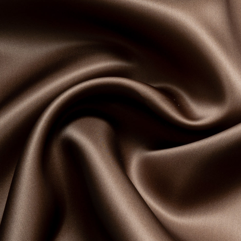 Chocolate Brown Double Silk Organza