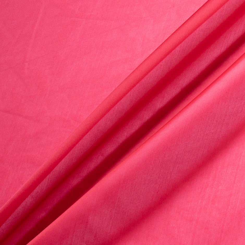 Deep Red Silk Organza