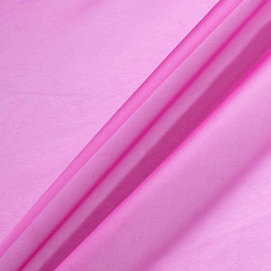 Bright Fuchsia Pink Silk Organza