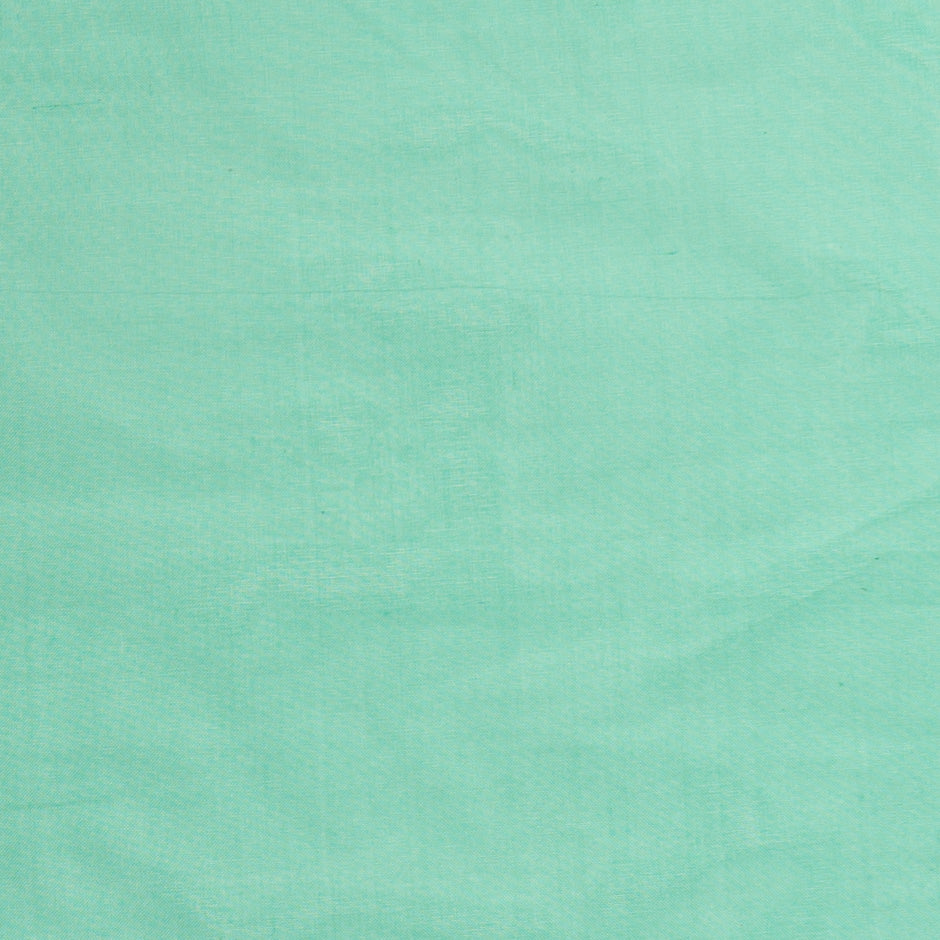 Deep Spearmint Green Silk Organza