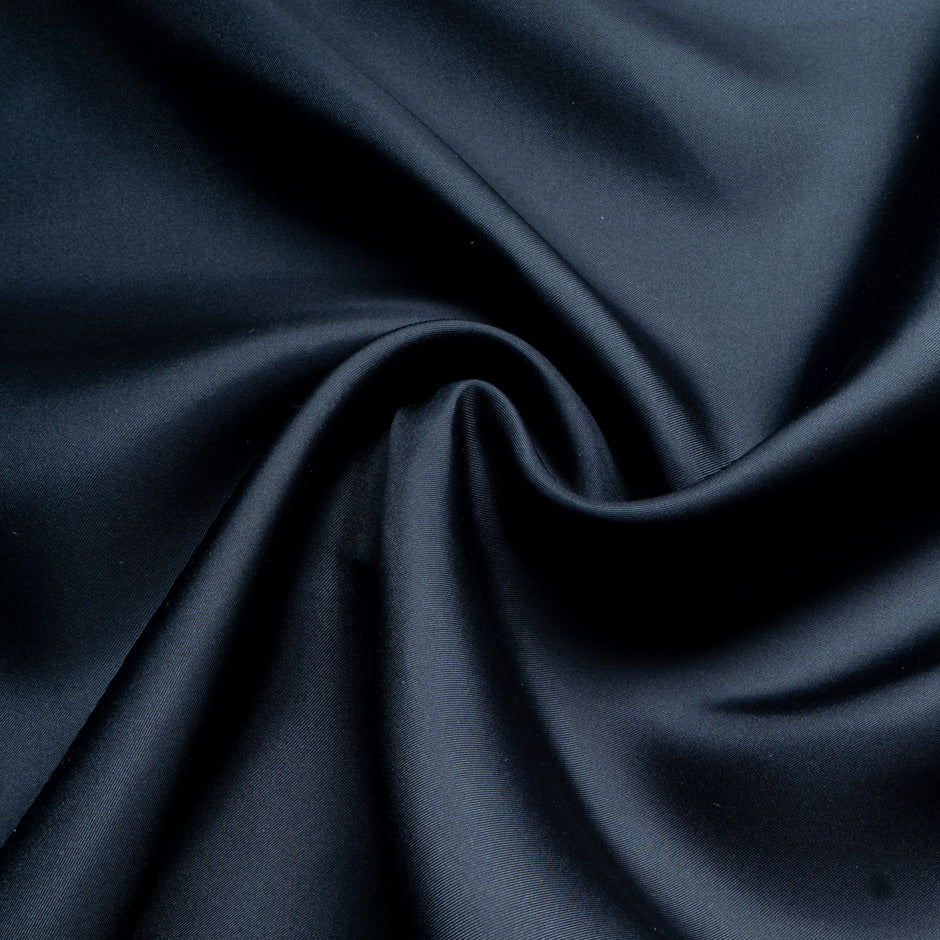 Navy Blue Double Silk Organza