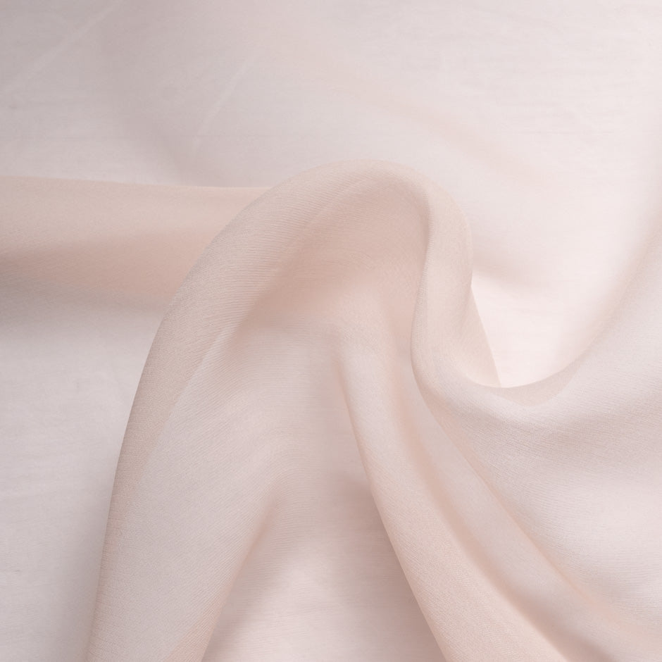 Pale Pink Silk Gazar