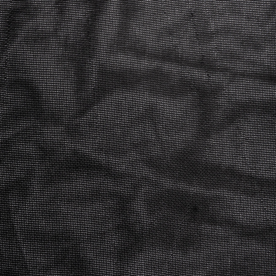 Black Woven Silk Gazar