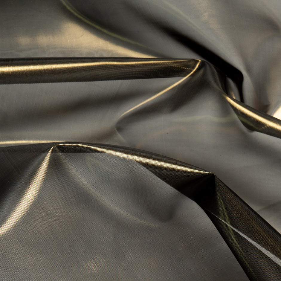 Bronze Metallic Laminated Crinoline