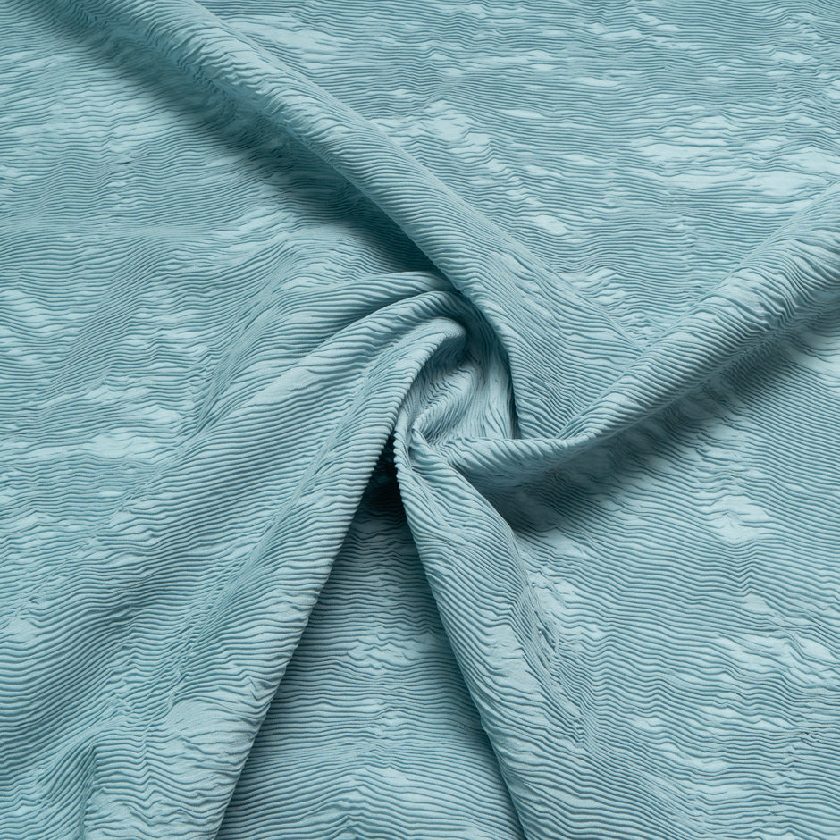 Eau de Nile Pleated Georgette