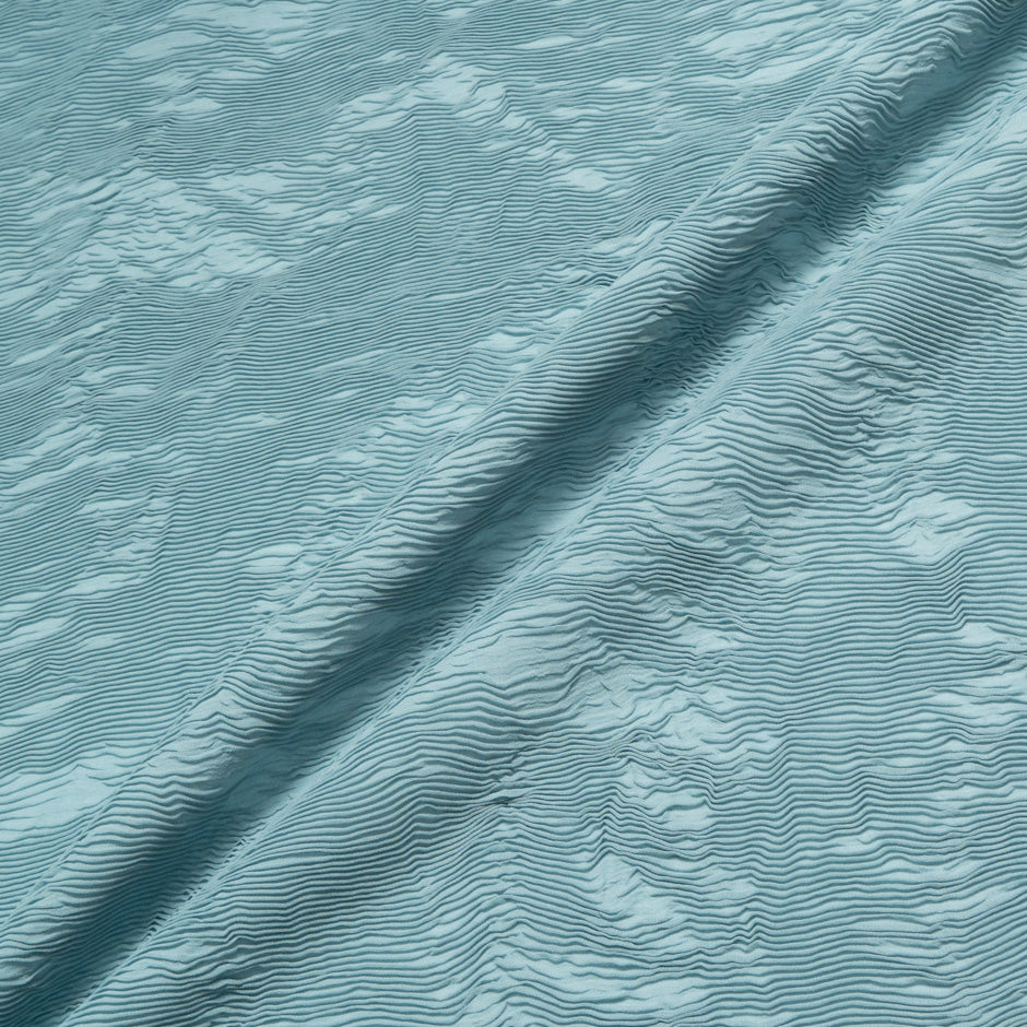 Eau de Nile Pleated Georgette