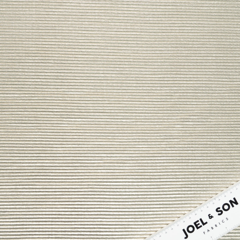 Pale Gold Metallic Pleated Jersey