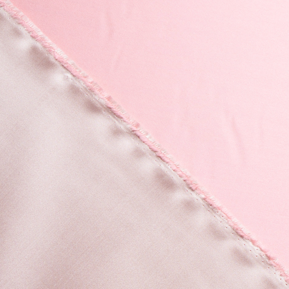 Two-Tone Pink Double Faced Silk Blend Mikado