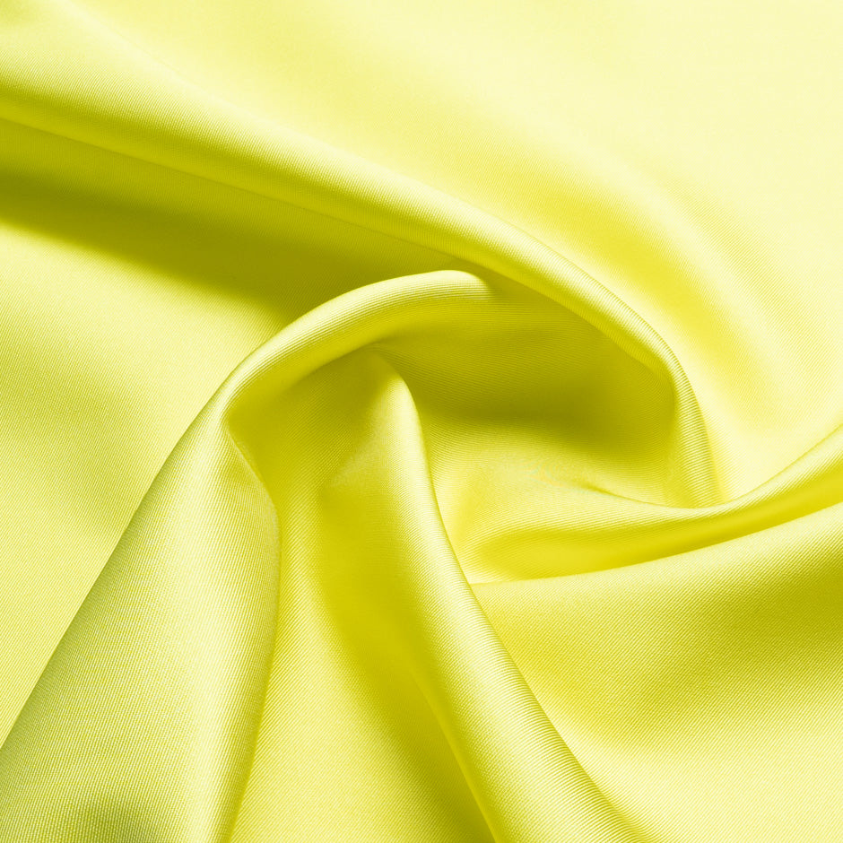 Chartreuse Yellow Silk Blend Mikado