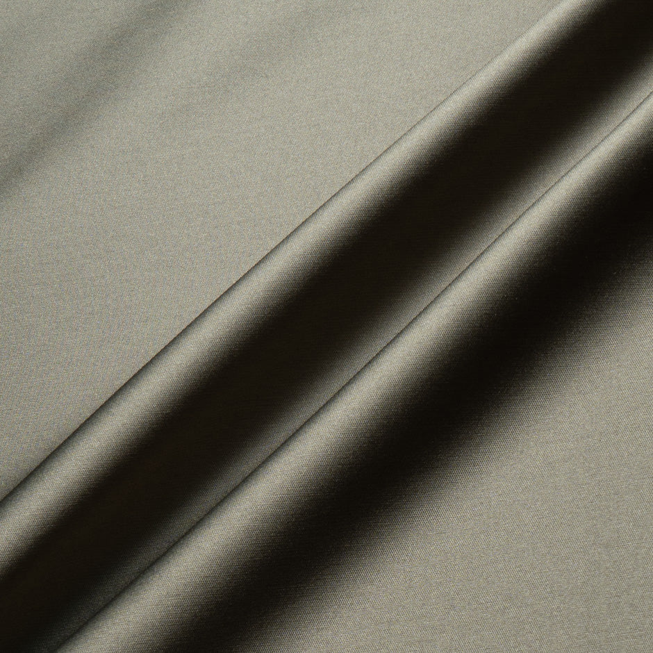 Elephant Grey Silk Blend Mikado