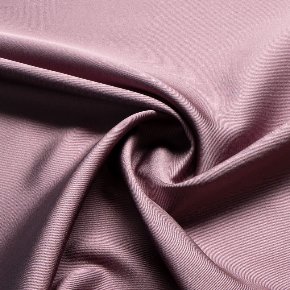 Muted Plum Silk Blend Mikado