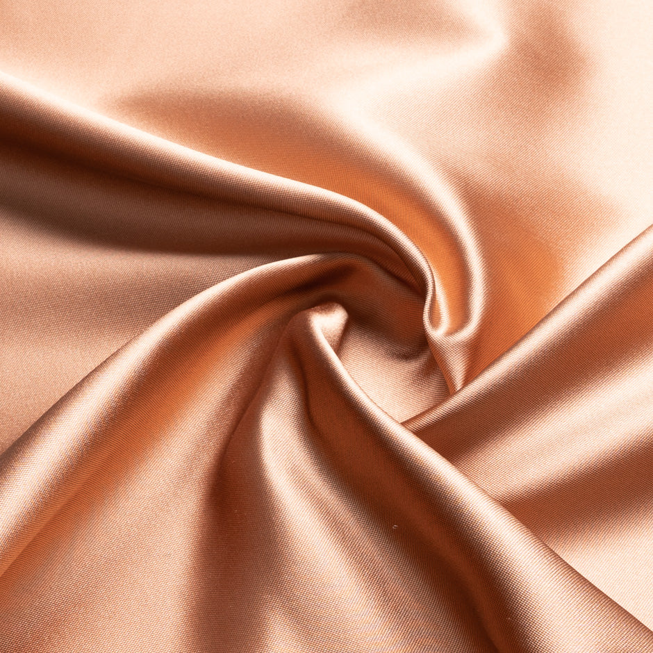 Dusty Peach Pure Silk Mikado