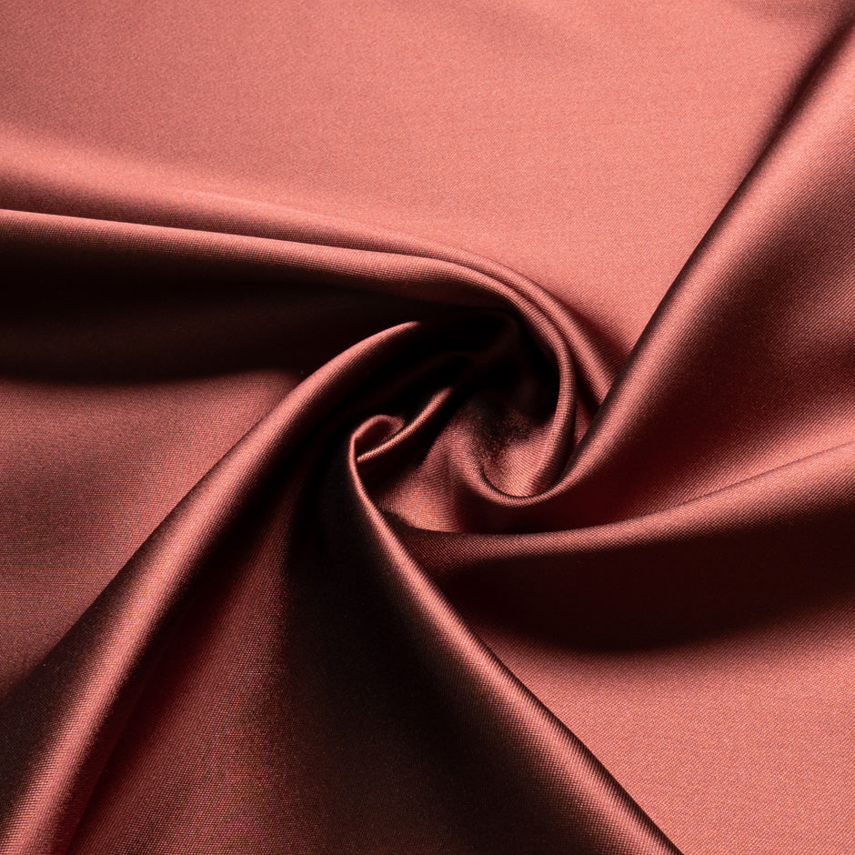 Gold & Berry Double Faced Silk Mikado