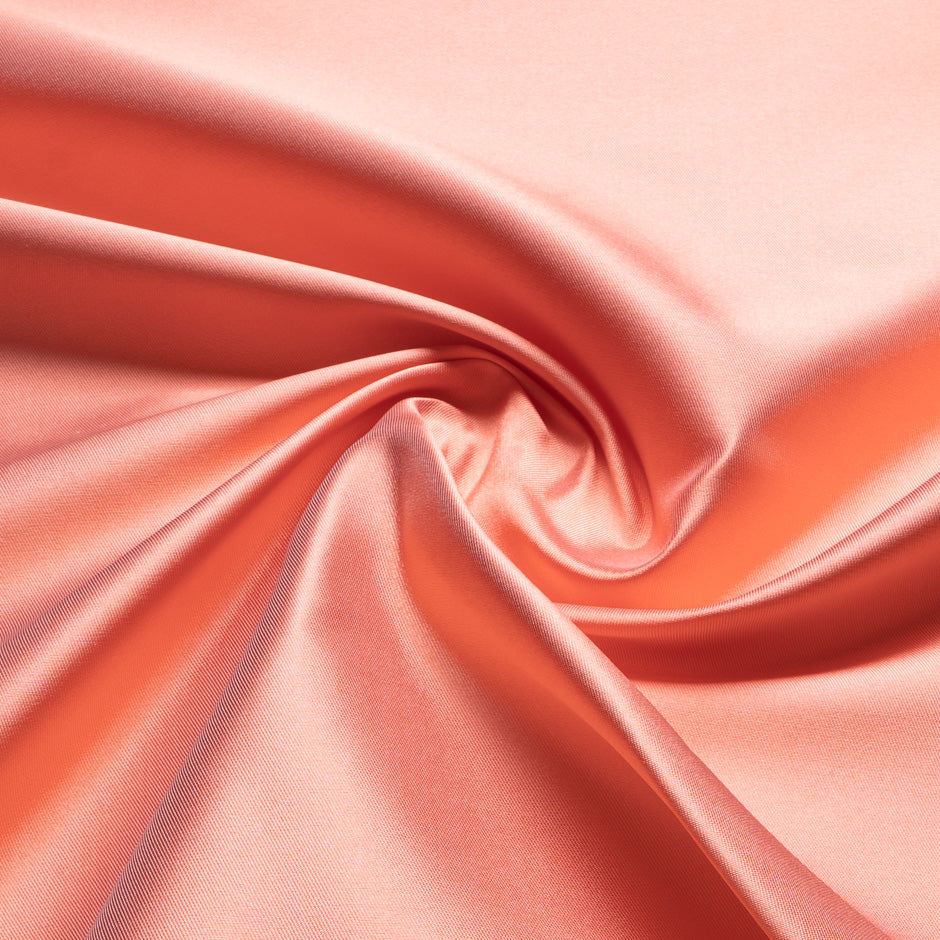 Salmon Pink Pure Silk Mikado