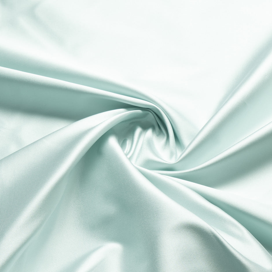 Ice Blue Pure Silk Mikado