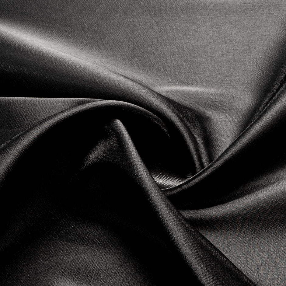 Dark Charcoal Grey Metallic Mikado