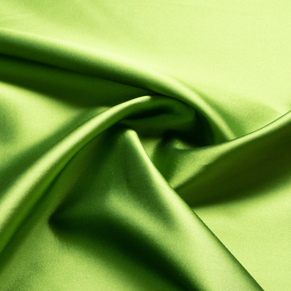Two-Tone Green Double Faced Silk Zibeline