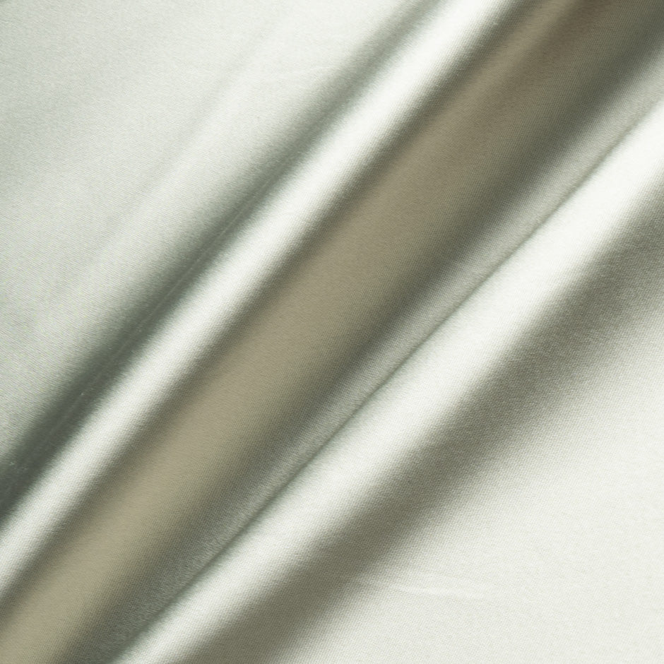 Two-Tone Green Double Faced Silk Zibeline