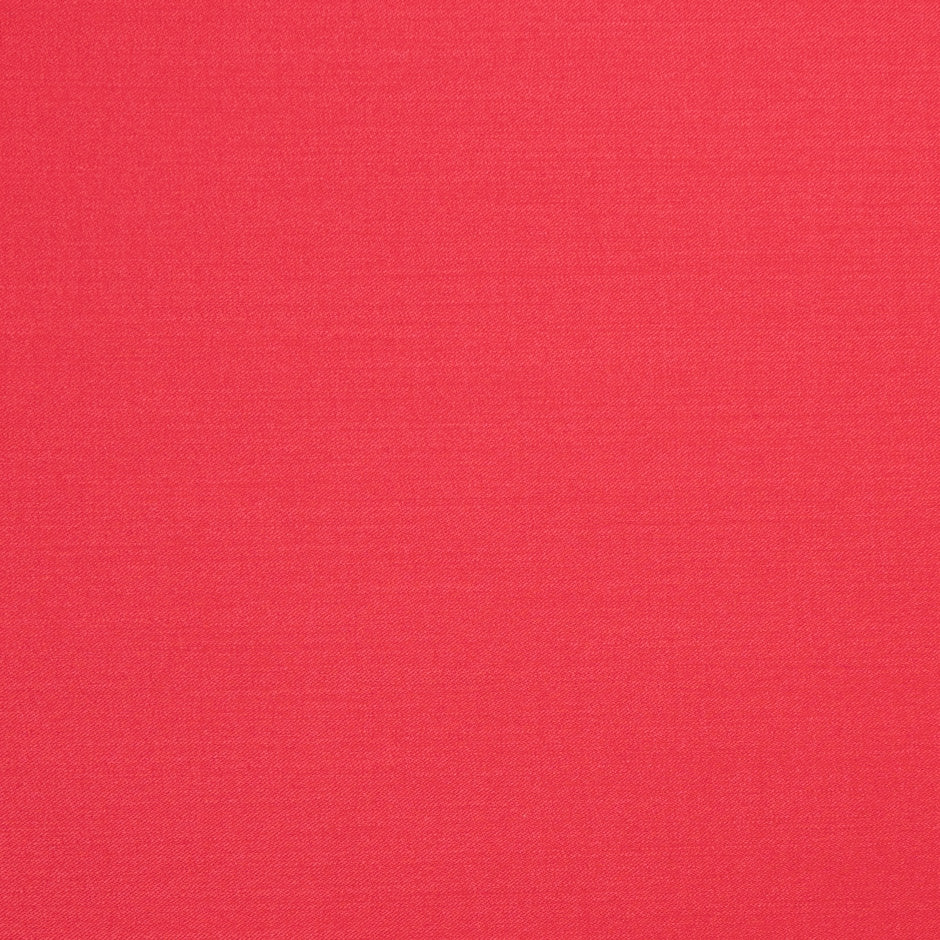 Lipstick Red Stretch Wool Gaberdine
