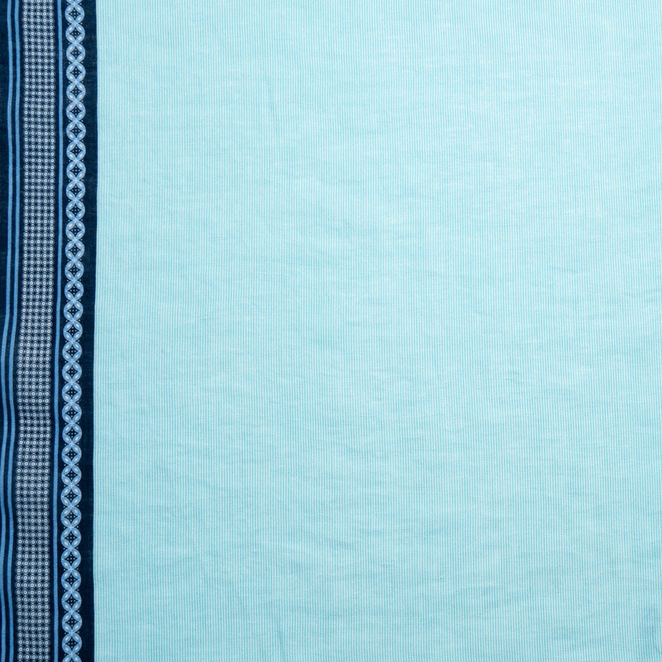 Sky Blue Thin Striped Handkerchief Linen