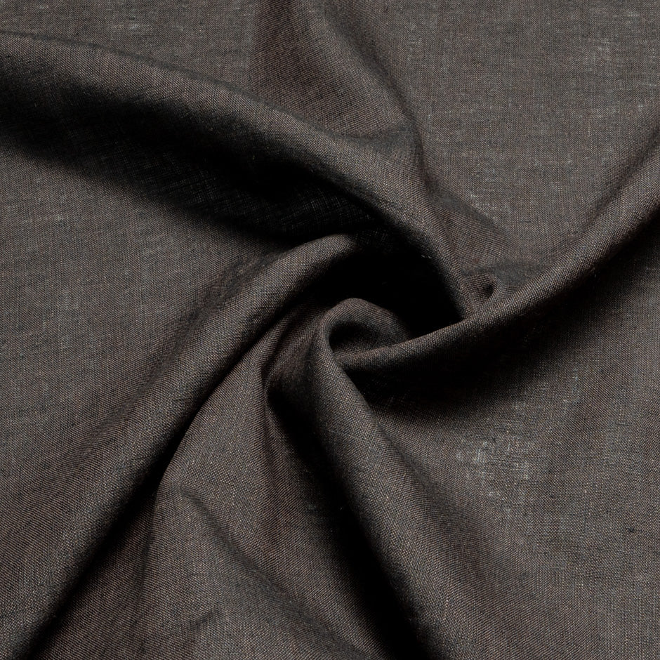 Dark Brown Handkerchief Pure Linen