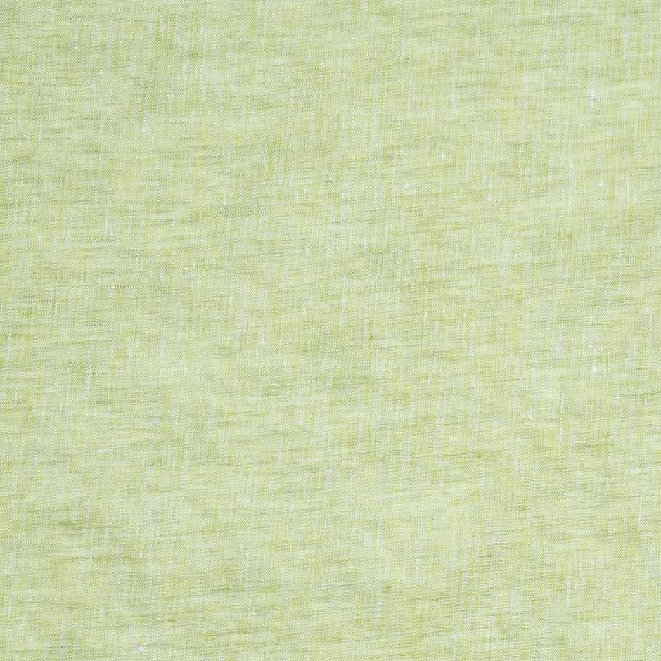 Lime Green Two-Tone Handkerchief Pure Linen
