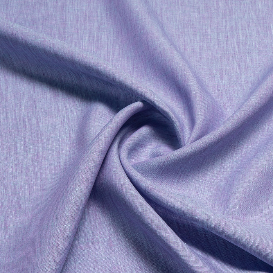 Rich Lilac Two-Tone Handkerchief Pure Linen