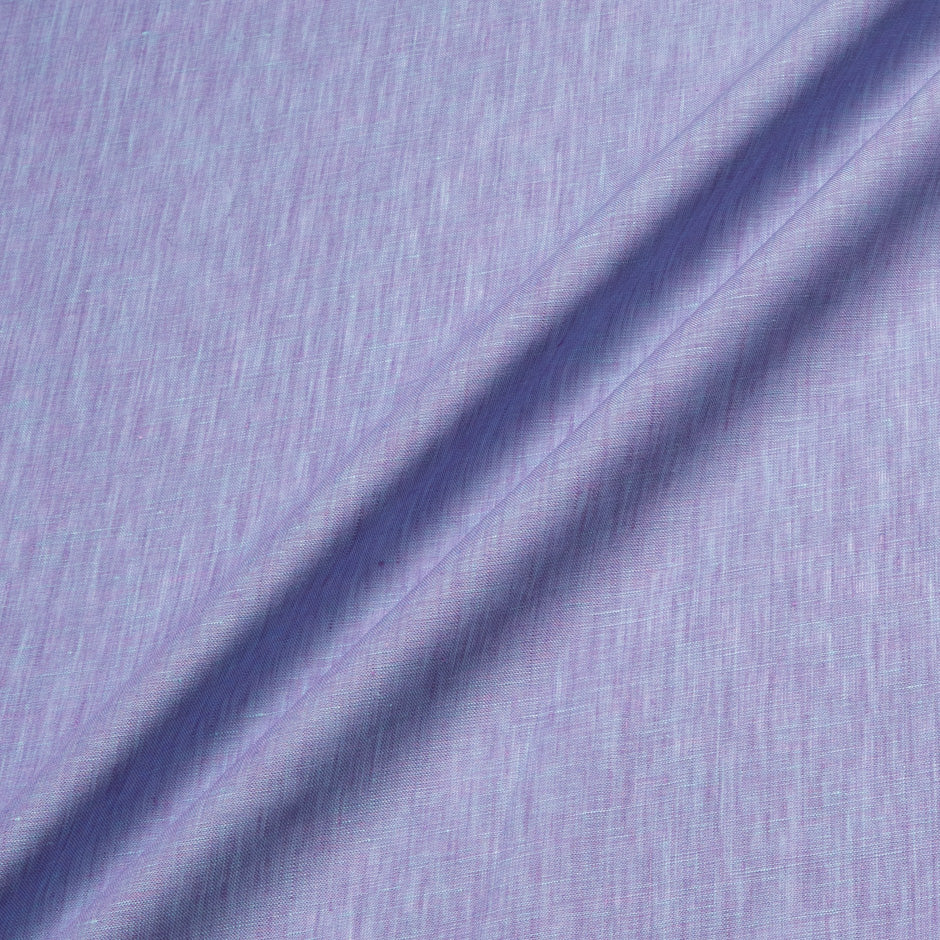 Rich Lilac Two-Tone Handkerchief Pure Linen