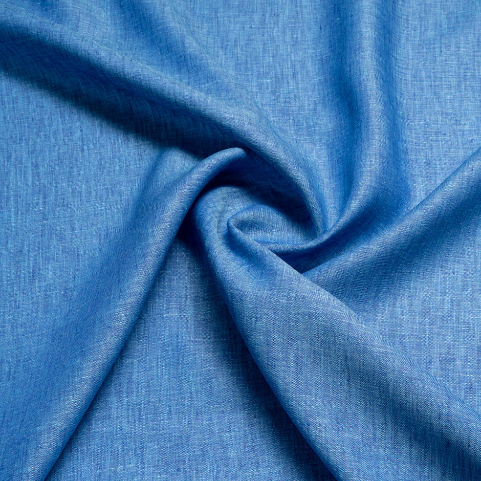 Rich Blue Handkerchief Pure Linen