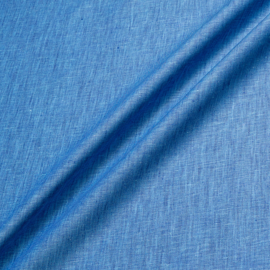 Rich Blue Handkerchief Pure Linen