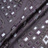 Plum Jacquard Metallic Organza