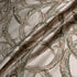 Beige Metallic Jacquard Organza