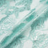 Mint & Silver Metallic Jacquard Organza Cloqué
