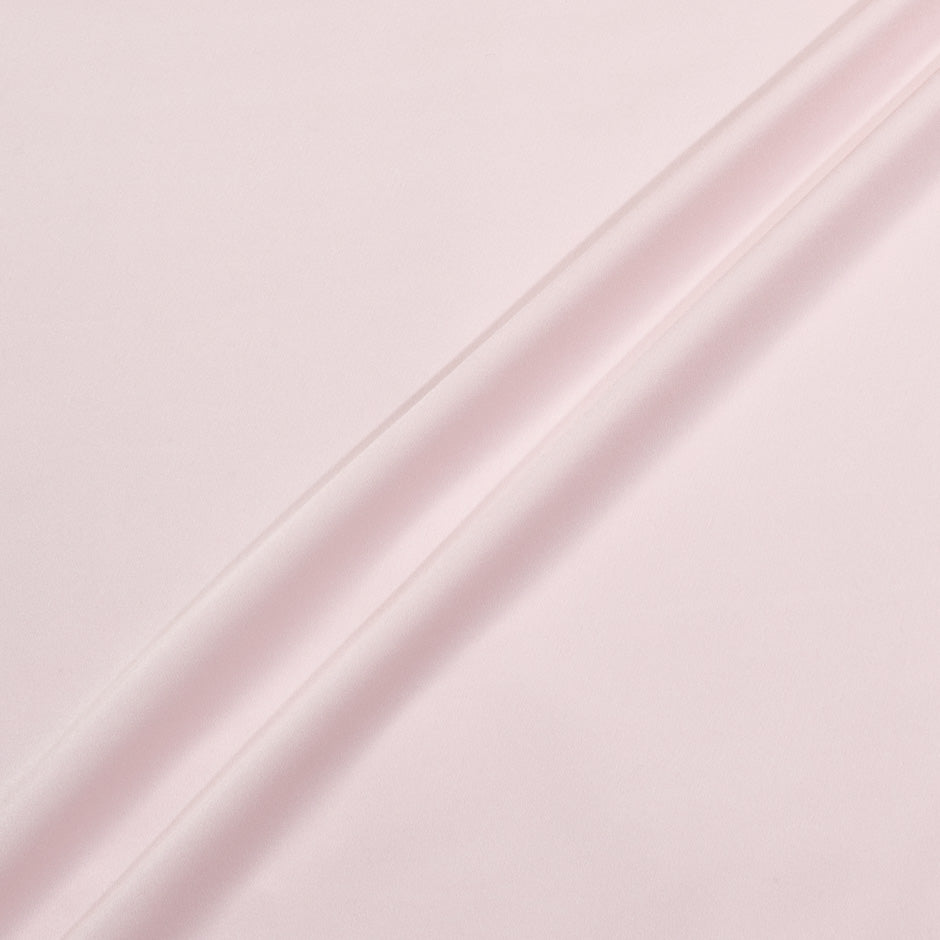 Powder Pink Silk Satinised Chiffon