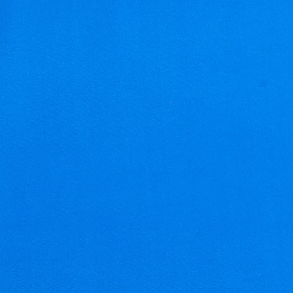 Deep Sky Blue Silk Satinised Chiffon