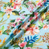 Floral Printed Pale Blue Luxury Cotton